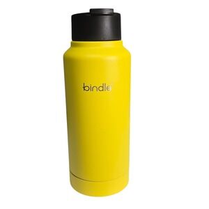 Bindle Insulated Water Bottle 24 fl oz Stainless Steel Yellow with Carrier